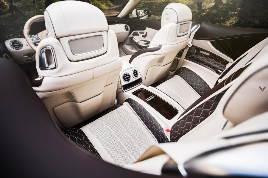 Интерьер Mercedes-AMG S63 Cabriolet by Vilner 2018 года  (фото 10 из 15)